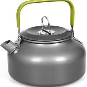 Outdoor Camping Kettle, Aluminum Alloy Tea Kettle with Carrying Bag 1 Pack